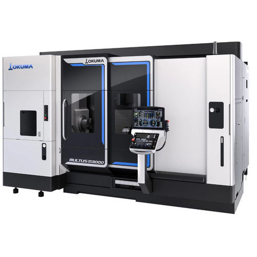 Dreh-Fräszentrum / CNC - MULTUS U3000 - OKUMA EUROPE GMBH - horizontal / Doppelrevolver / Zweispindel
