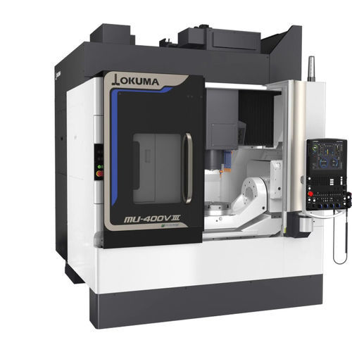 CNC-Bearbeitungszentrum / 5-Achs - MU-400VIII - OKUMA EUROPE GMBH - universell / 32 Werkzeuge / 20 Werkzeuge