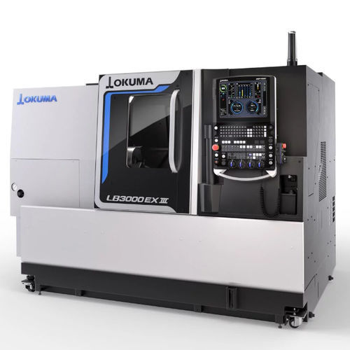 CNC-Drehmaschine - LB3000 EX III - OKUMA EUROPE GMBH - horizontal / mit Schrägbett / universell