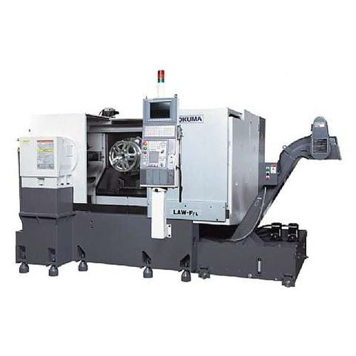 CNC-Drehzentrum - LAW-FII - OKUMA EUROPE GMBH - vertikal / 2-Achs / 12 Werkzeuge