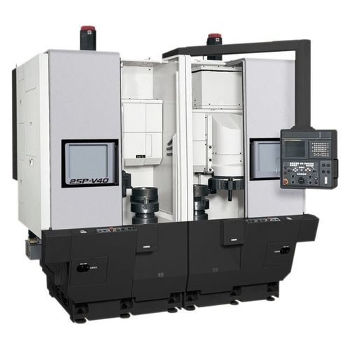 CNC-Drehmaschine - 2SP-V40 - OKUMA EUROPE GMBH - vertikal / 4-Achs / 2 Spindeln