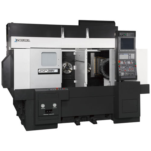 CNC-Drehmaschine - 2SP-35H - OKUMA EUROPE GMBH - horizontal / 2 Spindeln / 12 Werkzeuge