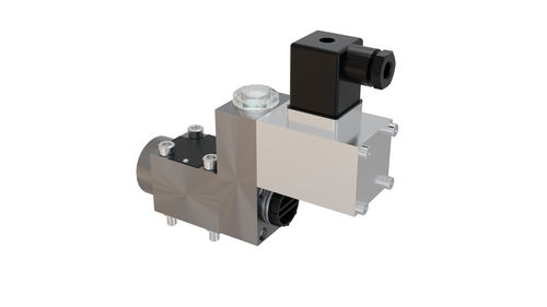Hydraulik-Wegeventil mit Ventil - 6235557 - Hauhinco - mit manueller Bedienung / pneumatisch / 2/2-Wege