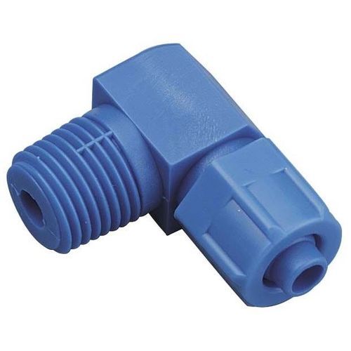 Pneumatischer Anschluss - A-WEk-POM-bl series - Timmer GmbH - Schnell / 90°-Winkel / POM