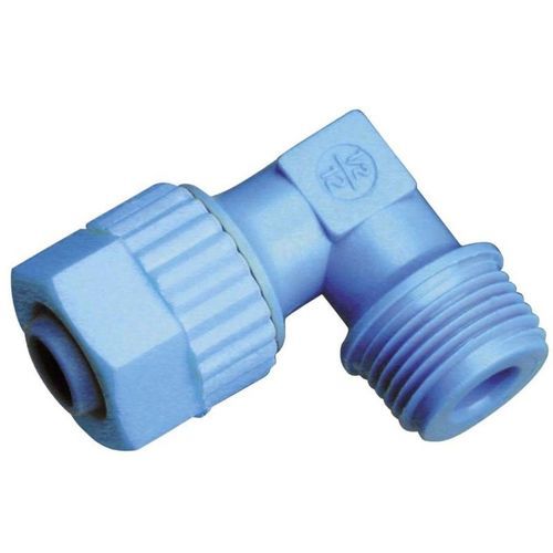 Pneumatischer Anschluss -  A-WEk-PP series - Timmer GmbH - Schnell / 90°-Winkel / PP