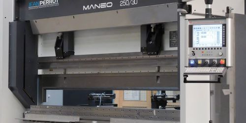 Hydraulische Abkantpresse - MANEO 250/30 - Jean Perrot Industrie - Hochgeschwindigkeit / mit automatischem Werkzeugwechsler / halbautomatisch