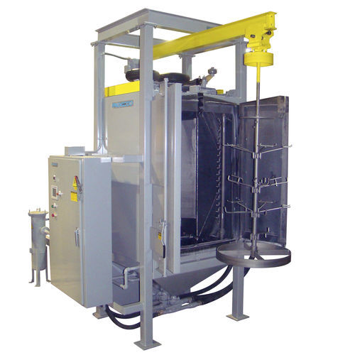 Strahlanlage mit Haken - PROCECO - Turbinen / für Metall / automatisch