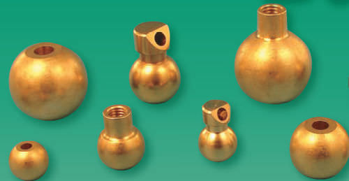Kühlungsdüse - Brass Balls - QPM - für Flüssigkeiten / Messing / für CNC-Maschinen