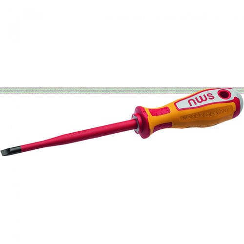 Flacher Schraubendreher - 0117-3,5-100 - NWS Germany Produktion W. Nöthen e.K. - isoliert
