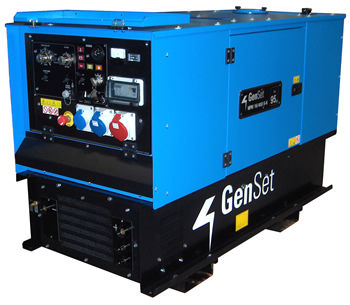 MMA-Schweißgerät - 400 A, 10 - 16 kVA | MPM 16/400 S-K - Genset - einphasig / Stromaggregat / DC