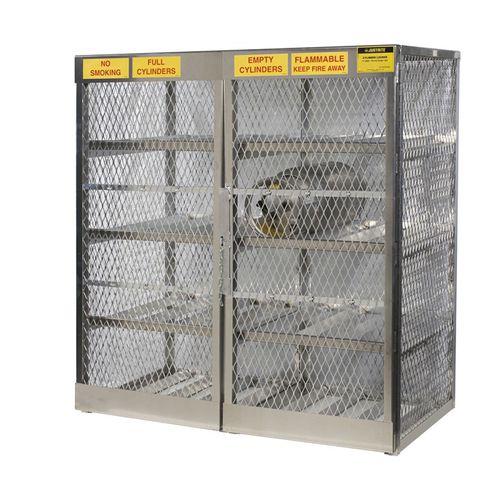 Lagerschrank - 23005 - Justrite - bodenstehend / doppeltürig / für Gasflaschen
