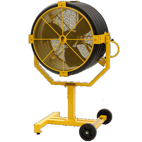 Bodenstehender Ventilator - YELLOW JACKET® - Big Ass Fan - mobil / tragbar / Axial