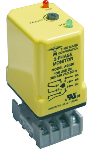 Spannungsüberwachungsrelais - 85 - 480 V | 252 series - Time Mark - für Phasenverlust / dreiphasig / für Elektromotor