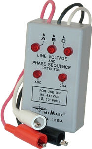 Phasendetektor - 90 - 600 V, 50 - 400 Hz | 108A, 108D series - Time Mark - Spannung
