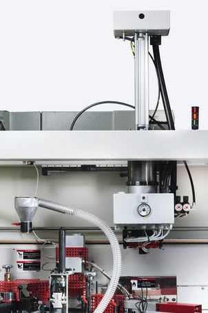 Automatische Kantenanleimmaschine - Novimat Contour R3  - IMA Klessmann - für Paneele