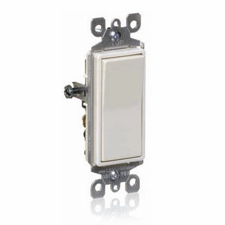Wippschalter - 5601-2 - Leviton - einpolig / flammwidrig / elektromechanisch