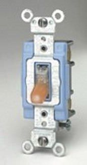 Hebelschalter - 1203-LHC - Leviton - einpolig / für Intensiveinsatz / beleuchtet