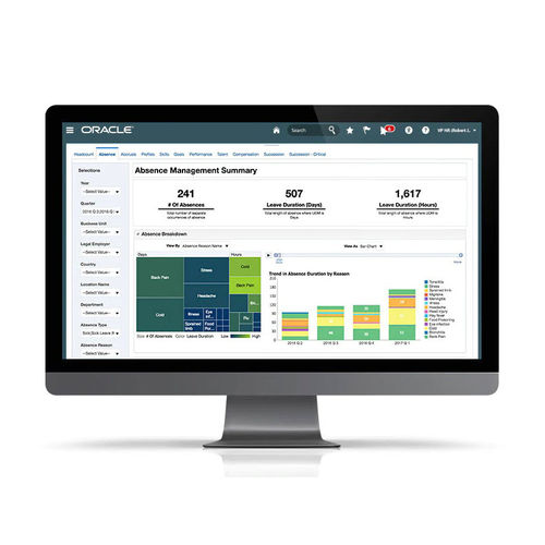 Personalmanagement-Software - HCM - Oracle - Steuerung / embedded / für Infrastrukturen