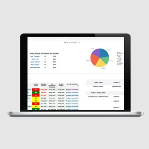 Projektmanagement-Software - Primavera Analytics - Oracle - Engineering / Baustellen
