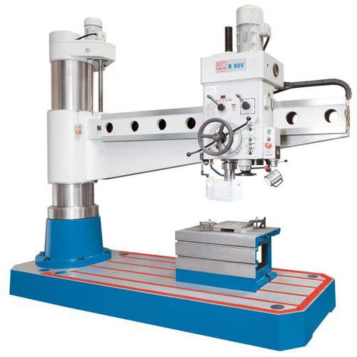 Radialbohrmaschine - R 80 V - Knuth Machine Tools - elektrisch / leistungsstark / für Intensivnutzung