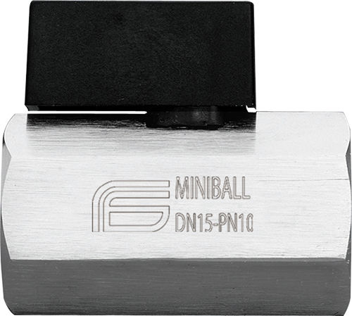 Kugelventil - MINIBALL series - EFFEBI - Hebel / für Wasser / Gewinde