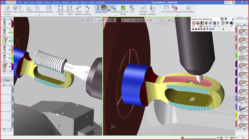 Qualitätssoftware - 5-Axis Milling - GibbsCAM - Programmier / Simulation / Modellierung