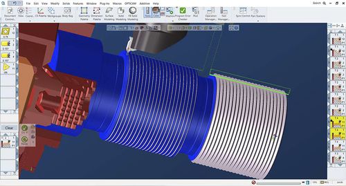 Qualitätssoftware - Sandvik Coromant OptiThreading™ - GibbsCAM - Steuerung / Schneid / Maschinen