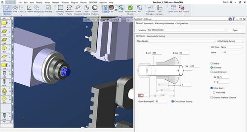 Schnittstellen-Software - Swiss-type machining - GibbsCAM - Simulation / CAM / Positionierung