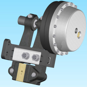 Scheibenbremszange - PPHP-N340 series - MWM FRENI-FRIZIONI - pneumatisch / Federdruck / Sicherheit