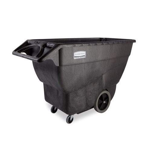 Kippbehälter für Schüttgut - FG101100BLA - Rubbermaid - Roll / offen / Kunststoff