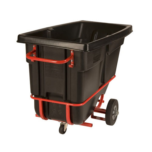 Kippbehälter für Schüttgut - FG131542BLA - Rubbermaid - Roll / offen / Kunststoff