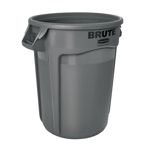 Kunststoffmüllbehälter - FG2620000GRAY - Rubbermaid - mit Griff / mit Belüftungssystem / stapelbar