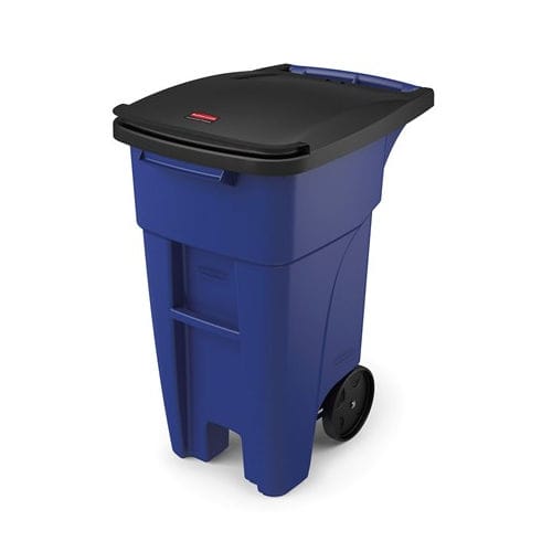 Kunststoffmüllbehälter - 1971943 - Rubbermaid - mit Deckel / mit 2 Rädern