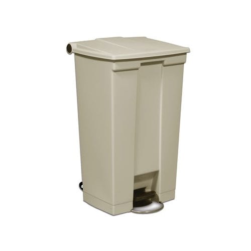 Kunststoffmüllbehälter - FG614600BEIG - Rubbermaid - für medizinische Produkte / für Haushaltsprodukte / mit Deckel