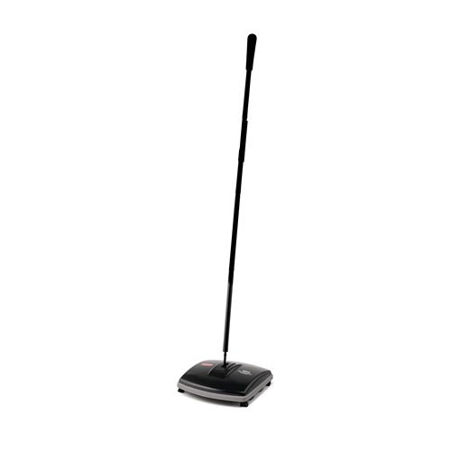 Handgeführte mechanische Kehrmaschine - FG421288BLA - Rubbermaid - manuell / kompakt / für Teppichböden