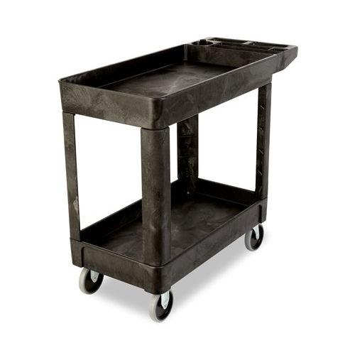 Versorgungswagen - FG450089BLA - Rubbermaid - 2 Ebenen / für schwere Lasten / mit Lenkrolle