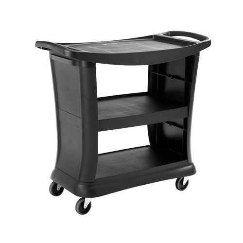 Versorgungswagen - FG9T6800BLA - Rubbermaid - Kunststoff / 3 Ebenen / für zerbrechliche Waren