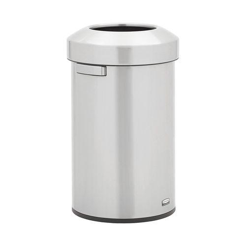 Metall-Abfallbehälter - Refine - Rubbermaid - Edelstahl / mit Deckel / mit Griff