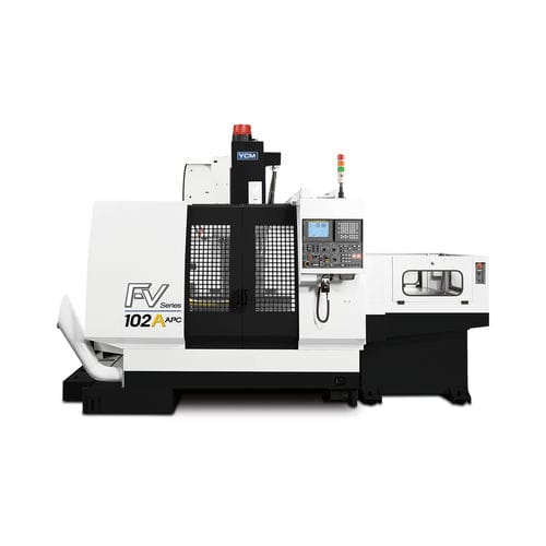 CNC-Bearbeitungszentrum / 3-Achs - FV102A-APC - YCM (Yeong Chin) - vertikal / BBT40 / 24 Werkzeuge