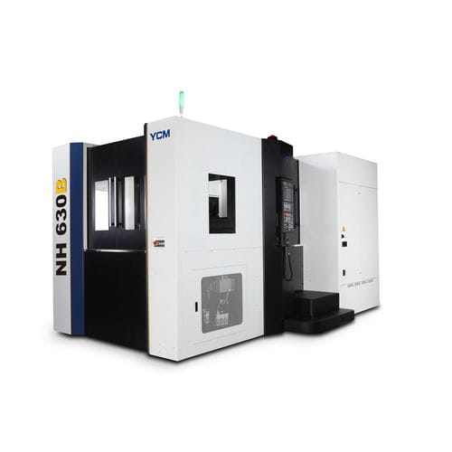 CNC-Bearbeitungszentrum / 3-Achs - NH630B - YCM (Yeong Chin) - horizontal / Doppelsäulen / mit Rotationstisch