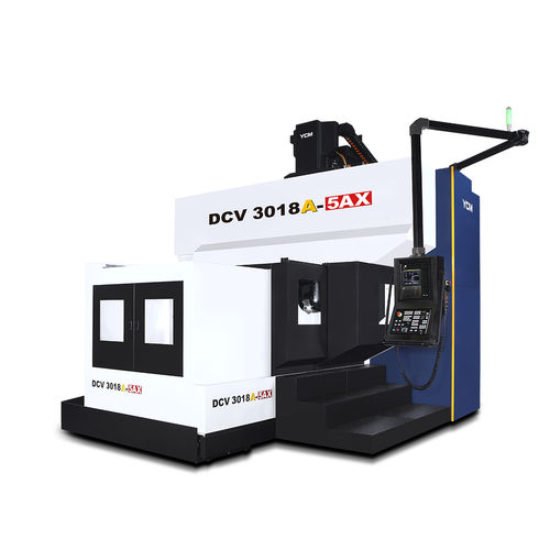 CNC-Bearbeitungszentrum / 5-Achs - DCV3018A-5AX - YCM (Yeong Chin) - vertikal / Doppelsäulen / HSK A-63