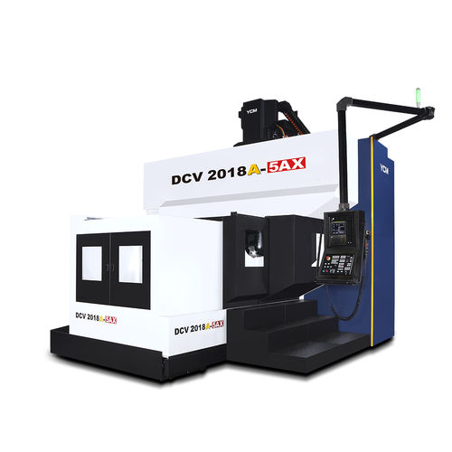 CNC-Bearbeitungszentrum / 3-Achs - DCV2018A-5AX - YCM (Yeong Chin) - vertikal / Portal / Doppelsäulen