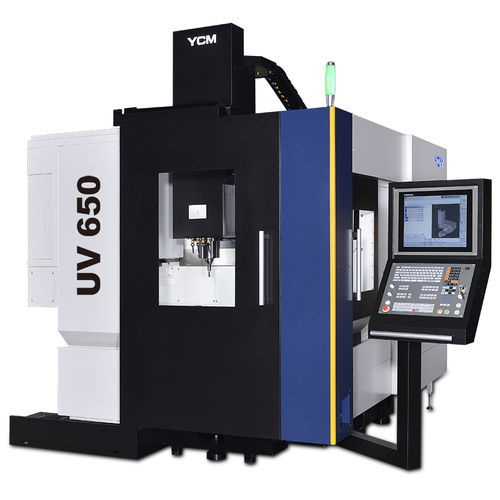 CNC-Bearbeitungszentrum / 5-Achs - UV650 - YCM (Yeong Chin) - vertikal / mit Rotationstisch / BBT40