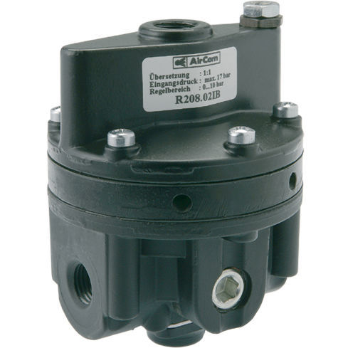 Volumen-Druckluftverstärker - R208-2 series  - AirCom Pneumatic - Druck