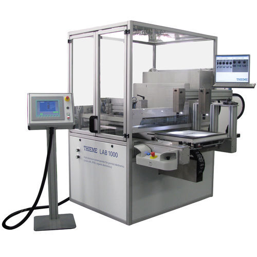 Automatische Siebdruckmaschine - LAB 1000 - THIEME - monochrom / mit Touchscreen