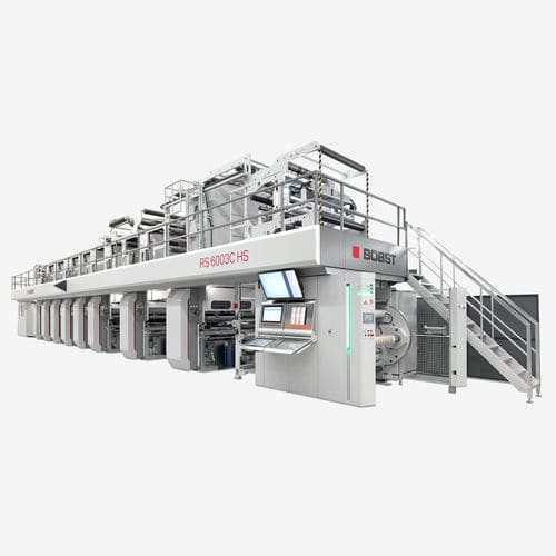 Druckmaschine per Rotogravur - RS 6003 - BOBST - für Verpackung / Farb / Hochgeschwindigkeit