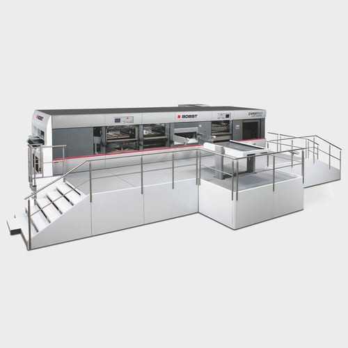 Schneidemaschine mit Ausstecher - EXPERTCUT 145 PER - BOBST - für Karton / für Papier / CNC