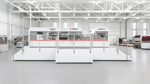 Schneidemaschine mit Ausstecher - VISIONCUT 106 LER - BOBST - für Kunststoffe / für Papier