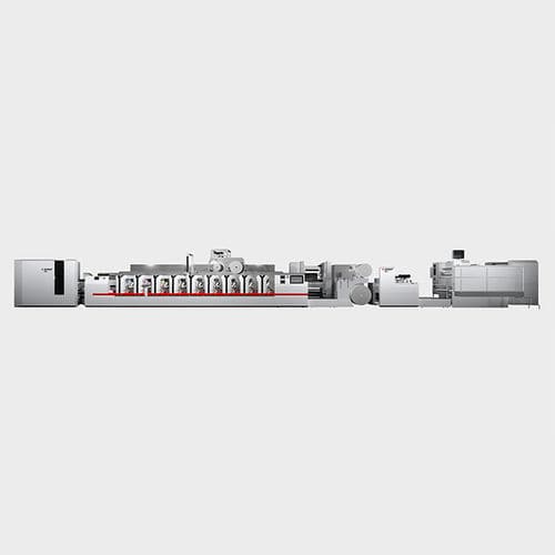 Inline-Flexodruckmaschine - M6 - BOBST - für Papier / für Kunststoff-Folien / für Kartons