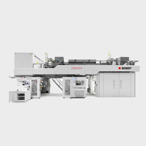 Zentraltrommel-Flexodruckmaschine - 20SEVEN - CI - BOBST - 7-Farben / für Kartons / für Verpackung